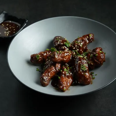 Cánh gà chiên sốt tương