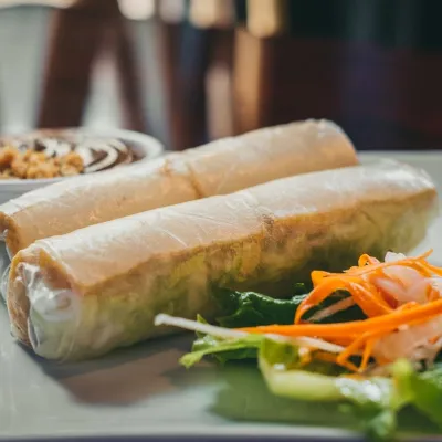 Công thức và cách làm món gỏi cuốn ngũ sắc chay