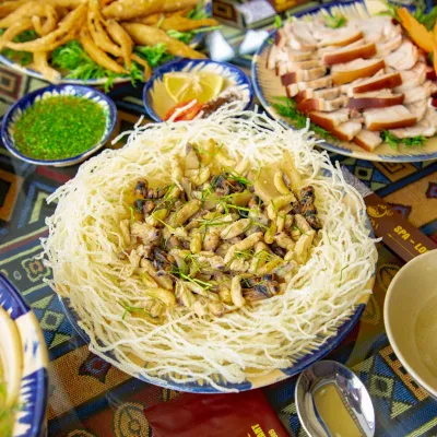 Công thức và cách làm món bún thang