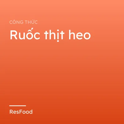 Ruốc thịt heo