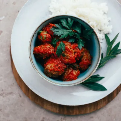 Xíu mại sốt cà chua