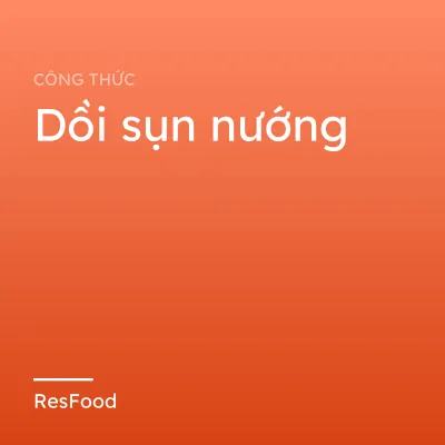 Dồi sụn nướng
