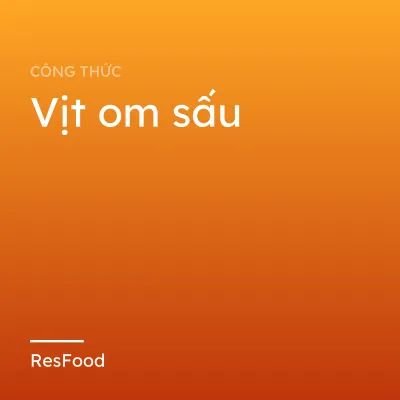 Vịt om sấu