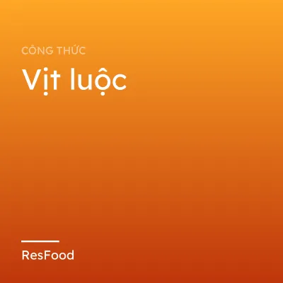 Vịt luộc