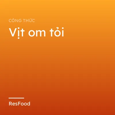 Vịt om tỏi
