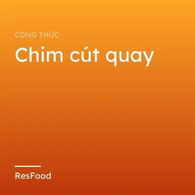 Chim cút quay