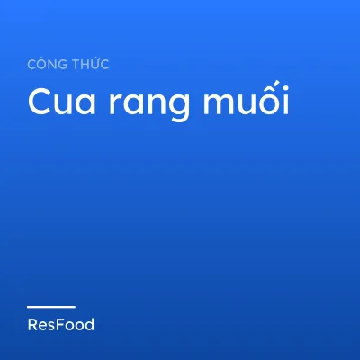 Cua rang muối