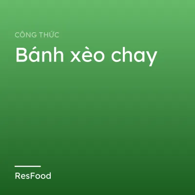 Bánh xèo chay