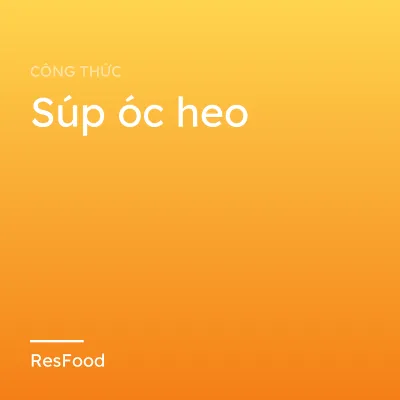 Súp óc heo