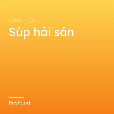 Súp hải sản