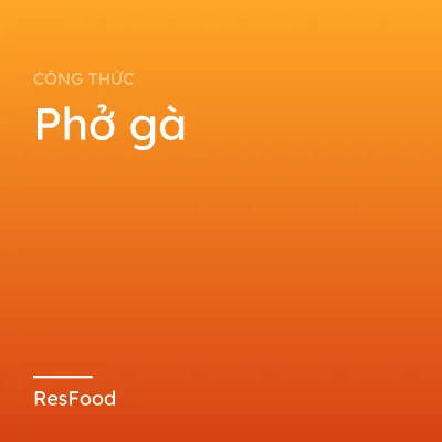 Phở gà