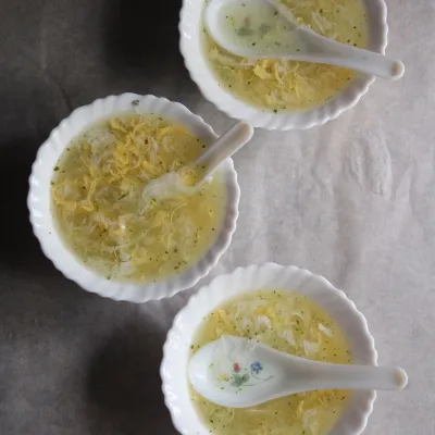 Súp trứng cà chua