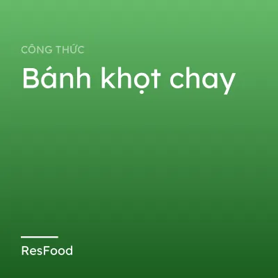 Bánh khọt chay