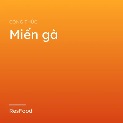 Miến gà