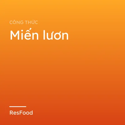 Miến lươn