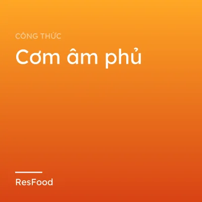 Cơm âm phủ