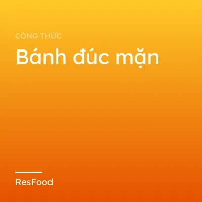 Bánh đúc mặn