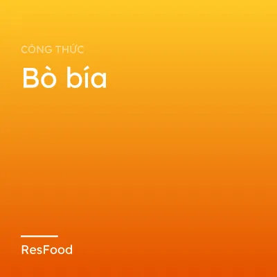 Bò bía