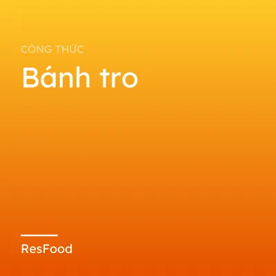 Bánh tro