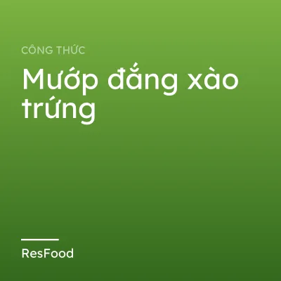 Mướp đắng xào trứng