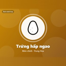 Trứng hấp ngao