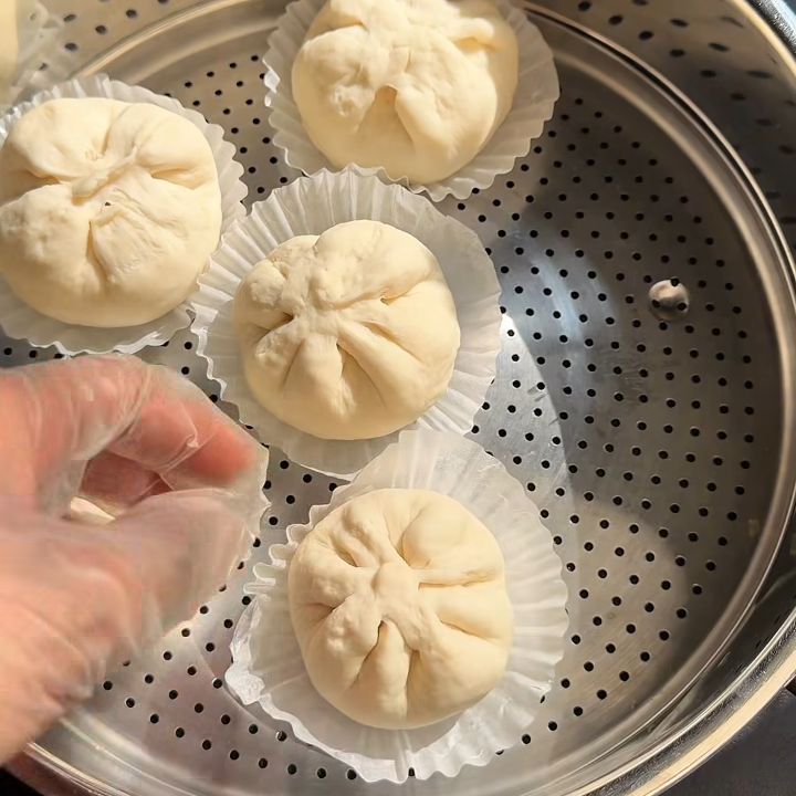 hấp bánh bao