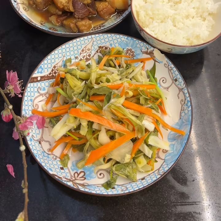 Dưa bắp cải rau cần
