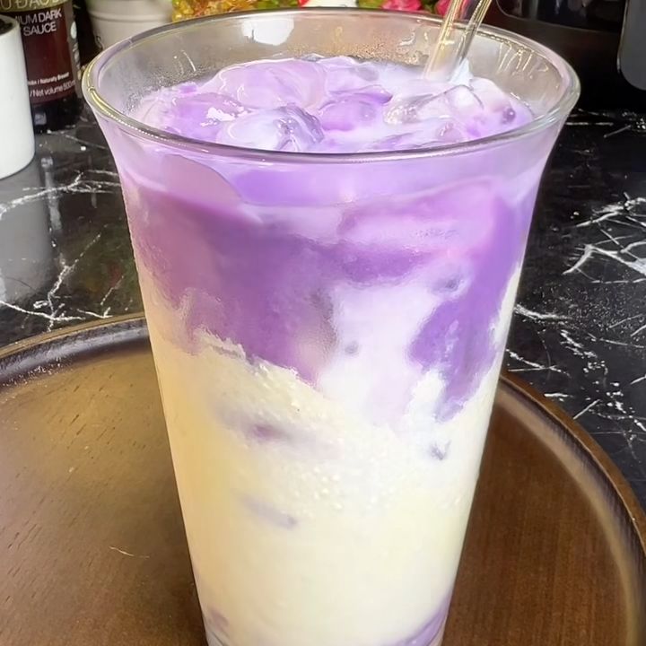 Latte khoai m&ocirc;n ph&ocirc; mai