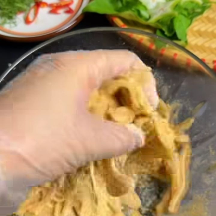 trộn tai heo với th&iacute;nh gạo
