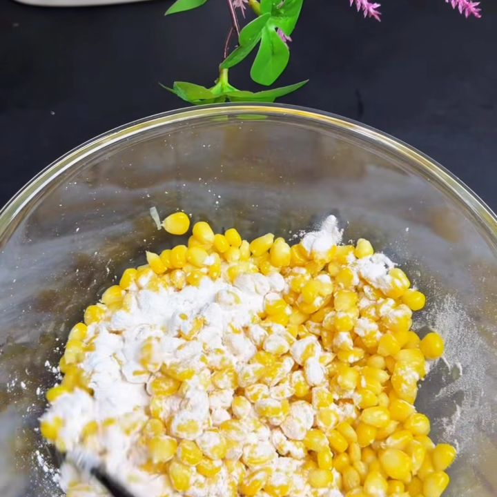 áo bột hạt ngô