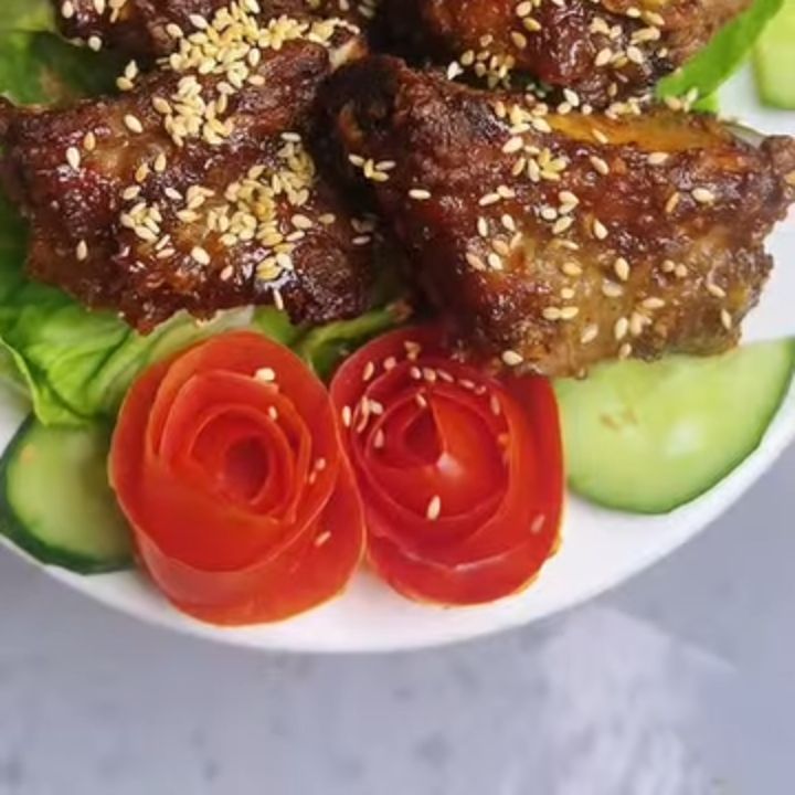 Sườn nướng ngũ vị sữa đặc